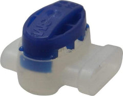 3M - 22 to 14 AWG, Blue, IDC, Tap Quick Splice Connector - 2 to 3 Wires - Exact Tool & Supply