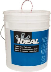 Ideal - 2,200 Ft. Long, Polyline Pulling Line - 500 Lb. Breaking Strength - Exact Tool & Supply