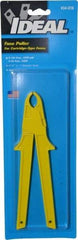 Ideal - 7-1/4 Inch Long, Nylon, Fuse Puller - For Use with 0 to 100 Amp, 250 Volt Fuses, 0 to 60 Amp, 600 Volt Fuses, 9/16 Inch to 1 inch Diameter Fuses - Exact Tool & Supply