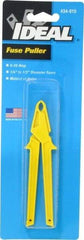 Ideal - 5 Inch Long, Nylon, Fuse Puller - For Use with 0 to 30 Amp, 250 Volt 1/4 to 1/2 Inch Diameter Fuse - Exact Tool & Supply