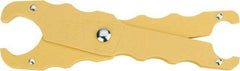 Ideal - 7-1/2 Inch Long, Glass Filled Polypropylene, Insulated Fuse Puller - For Use with 3/4 Inch to 2-1/2 Inch Diameter Fuses, 31 to 400 Amp, 600 Volt Fuses, 31 to 600 Amp, 250 Volt Fuses, Cartridge Fuses - Exact Tool & Supply