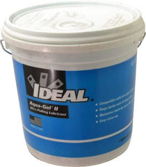 Ideal - 1 Gallon Pail, Blue Wire Pulling Lubricant Gel - 28 to 180°F, RoHS Compliant, UL Listed - Exact Tool & Supply