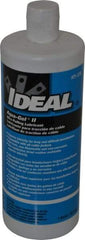 Ideal - 1 Quart Squeeze Bottle, Blue Wire Pulling Lubricant Gel - 28 to 180°F, RoHS Compliant, UL Listed - Exact Tool & Supply