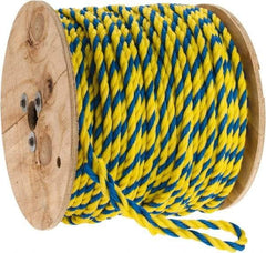 Ideal - 600 Ft. Long, 466 Lb. Load, Polypropylene Rope - 1/2 Inch Diameter, 3,780 Lb. Breaking Strength - Exact Tool & Supply