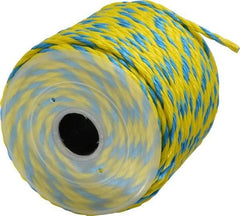 Ideal - 250 Ft. Long, 125 Lb. Load, Polypropylene Rope - 1/4 Inch Diameter, 1,125 Lb. Breaking Strength - Exact Tool & Supply