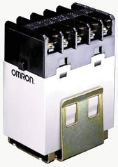 Omron - Standard Electromechanical Screw General Purpose Relay - 25 Amp at 220 VAC, DPST, 24 VDC, 34.5mm Wide x 64mm High x 51.5mm Deep - Exact Tool & Supply