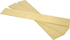 Made in USA - 0.064 Inch Thick x 2 Inch Wide x 12 Inch Long, Brass Strip - Alloy 260 - Exact Tool & Supply