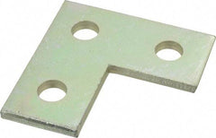 Thomas & Betts - Zinc Dichromate Steel Flat Plate Strut Fitting - Used with Joining Metal Framing Channel & Strut - Exact Tool & Supply