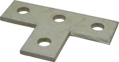 Thomas & Betts - Zinc Dichromate Steel Flat Plate Strut Fitting - Used with Joining Metal Framing Channel & Strut - Exact Tool & Supply