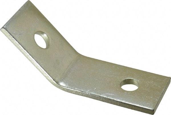 Thomas & Betts - Zinc Dichromate Steel 45° Channel, Strut Fitting - Used with Joining Metal Framing Channel & Strut - Exact Tool & Supply