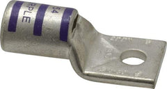 Thomas & Betts - 4/0 AWG Noninsulated Compression Connection Square Ring Terminal - 5/16" Stud, 2.13" OAL x 1.03" Wide, Tin Plated Copper Contact - Exact Tool & Supply