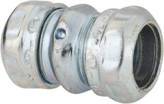 Thomas & Betts - 1/2" Trade, Steel Compression EMT Conduit Coupling - Noninsulated - Exact Tool & Supply