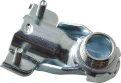 Thomas & Betts - 1/2" Trade, Steel Squeeze Clamp 90° FMC Conduit Connector - Noninsulated - Exact Tool & Supply