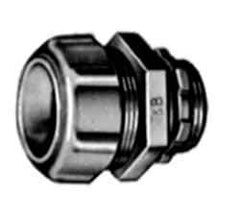 Thomas & Betts - 2-1/2" Trade, Steel Threaded Straight Liquidtight Conduit Connector - Insulated - Exact Tool & Supply