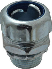 Thomas & Betts - 3/4" Trade, Steel Threaded Straight Liquidtight Conduit Connector - Noninsulated - Exact Tool & Supply