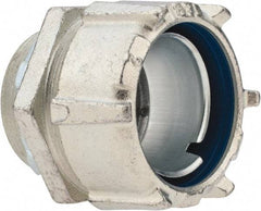 Thomas & Betts - 2" Trade, Steel Threaded Straight Liquidtight Conduit Connector - Noninsulated - Exact Tool & Supply