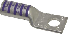 Thomas & Betts - 4/0 AWG Noninsulated Compression Connection Rectangle Ring Terminal - 1/2" Stud, 2.95" OAL x 1.03" Wide, Tin Plated Copper Contact - Exact Tool & Supply