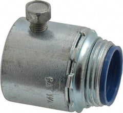 Thomas & Betts - 3/4" Trade, Steel Set Screw Straight Rigid/Intermediate (IMC) Conduit Connector - Insulated - Exact Tool & Supply