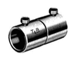 Thomas & Betts - 4" Trade, Malleable Iron Set Screw Rigid/Intermediate (IMC) Conduit Coupling - Noninsulated - Exact Tool & Supply