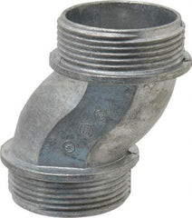 Thomas & Betts - 1-1/2" Trade, Die Cast Zinc Threaded Rigid/Intermediate (IMC) Conduit Nipple - Noninsulated - Exact Tool & Supply