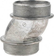 Thomas & Betts - 2" Trade, Die Cast Zinc Threaded Rigid/Intermediate (IMC) Conduit Nipple - Noninsulated - Exact Tool & Supply
