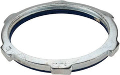Thomas & Betts - 2" Trade, Steel Threaded Rigid/Intermediate (IMC) Conduit Locknut - Noninsulated - Exact Tool & Supply