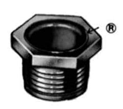 Thomas & Betts - 3-1/2" Trade, Malleable Iron Threaded Rigid/Intermediate (IMC) Conduit Nipple - Insulated - Exact Tool & Supply