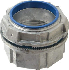 Thomas & Betts - 2-1/2" Trade, Zinc Threaded Rigid/Intermediate (IMC) Conduit Hub - Partially Insulated - Exact Tool & Supply