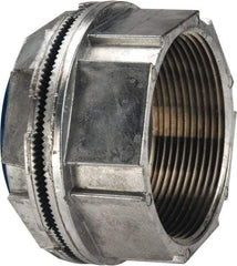 Thomas & Betts - 3" Trade, Zinc Threaded Rigid/Intermediate (IMC) Conduit Hub - Partially Insulated - Exact Tool & Supply