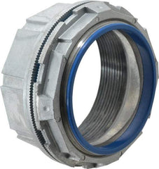 Thomas & Betts - 4" Trade, Zinc Threaded Rigid/Intermediate (IMC) Conduit Hub - Partially Insulated - Exact Tool & Supply