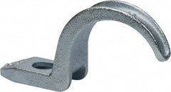 Thomas & Betts - 2" Pipe, Steel, Hot Dipped Galvanized" Pipe or Conduit Strap - 1/2" Bolt, 1 Mounting Hole - Exact Tool & Supply