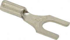 Thomas & Betts - #8 Stud, 22 to 16 AWG Compatible, Noninsulated, Crimp Connection, Standard Fork Terminal - Exact Tool & Supply