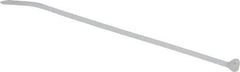 Thomas & Betts - 5-1/2" Long Natural (Color) Nylon Standard Cable Tie - 40 Lb Tensile Strength, 1.31mm Thick, 28.7mm Max Bundle Diam - Exact Tool & Supply