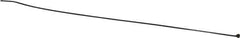 Thomas & Betts - 14" Long Black Nylon Standard Cable Tie - 18 Lb Tensile Strength, 1.1mm Thick, 101.6mm Max Bundle Diam - Exact Tool & Supply