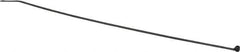 Thomas & Betts - 11.1" Long Black Nylon Standard Cable Tie - 30 Lb Tensile Strength, 1.31mm Thick, 76.2mm Max Bundle Diam - Exact Tool & Supply