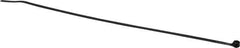 Thomas & Betts - 11.6" Long Black Nylon Standard Cable Tie - 50 Lb Tensile Strength, 1.41mm Thick, 76.2mm Max Bundle Diam - Exact Tool & Supply