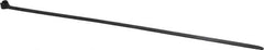 Thomas & Betts - 13.4" Long Black Nylon Standard Cable Tie - 120 Lb Tensile Strength, 1.65mm Thick, 88.9mm Max Bundle Diam - Exact Tool & Supply