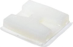 Thomas & Betts - Natural (Color), Nylon, Two Way Cable Tie Mounting Base - 28.58mm Long x 28.58mm Wide Adhesive Back - Exact Tool & Supply