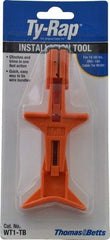Thomas & Betts - 3/32 to 0.184 Inch Wide, 18 to 50 Lb. Tensile Strength, Plastic Cable Tie Installation Tool - Manual Actuation, RoHS Compliant - Exact Tool & Supply