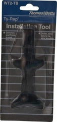 Thomas & Betts - 0.184 to 0.301 Inch Wide, 50 to 120 Lb. Tensile Strength, Plastic Cable Tie Installation Tool - Manual Actuation, RoHS Compliant - Exact Tool & Supply