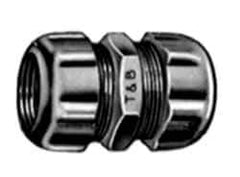Thomas & Betts - 4" Trade, Malleable Iron Compression Rigid/Intermediate (IMC) Conduit Coupling - Noninsulated - Exact Tool & Supply