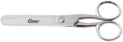 Clauss - 2" LOC, 6" OAL Carbon Steel Blunt Point Scissors - For Paper, Fabric - Exact Tool & Supply