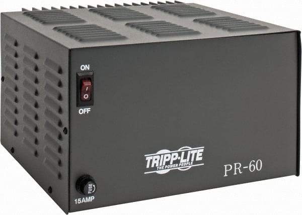 Tripp-Lite - 250, 300 Watt, 60 Amp, 120 VAC Input, 13.8 VDC Output, Power Supply - 10-1/2 Inch Wide x 11-1/2 Inch Deep x 6-3/4 Inch High, 32 to 104°F, Red LED Display - Exact Tool & Supply