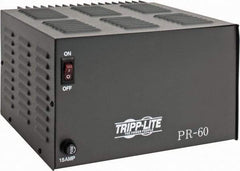 Tripp-Lite - 250, 300 Watt, 60 Amp, 120 VAC Input, 13.8 VDC Output, Power Supply - 10-1/2 Inch Wide x 11-1/2 Inch Deep x 6-3/4 Inch High, 32 to 104°F, Red LED Display - Exact Tool & Supply