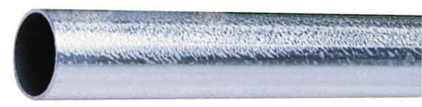 Made in USA - 1" Trade Size, 10' Long, EMT Conduit - Steel, 1" ID - Exact Tool & Supply