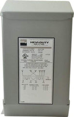 Sola/Hevi-Duty - 1 Phase, 120/208/240/277 Volt Input, 120/240 Volt Output, 60 Hz, 1 kVA, General Purpose Transformer - 4, 12, 3R, 4X NEMA Rating, 239°F Temp Rise, 6 Inch Wide x 5 Inch Deep x 10 Inch High, Indoor, Outdoor, Wall Mount - Exact Tool & Supply