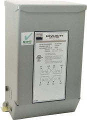Sola/Hevi-Duty - 120/240 Input Volt, 12/24 Output Volt, 60 Hz, Buck Boost Transformer - 1 Phase, 6 Inch Wide x 5 Inch Deep x 10 Inch High, cULus Listed E77014 - Exact Tool & Supply