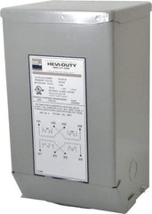 Sola/Hevi-Duty - 120/240 Input Volt, 12/24 Output Volt, 60 Hz, Buck Boost Transformer - 1 Phase, 6 Inch Wide x 5 Inch Deep x 10 Inch High, cULus Listed E77014 - Exact Tool & Supply