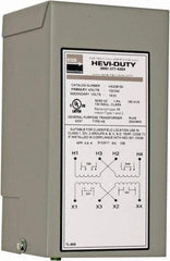 Sola/Hevi-Duty - 120/240 Input Volt, 16/32 Output Volt, 60 Hz, Buck Boost Transformer - 1 Phase, 4 Inch Wide x 4 Inch Deep x 8 Inch High, cULus Listed E77014 - Exact Tool & Supply