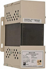 Sola/Hevi-Duty - 240 Volt Max Input, 120 VA, Hardwired Power Conditioner - 120 Volt Output, 4 Inch Wide x 8 Inch High x 5 Inch Deep - Exact Tool & Supply